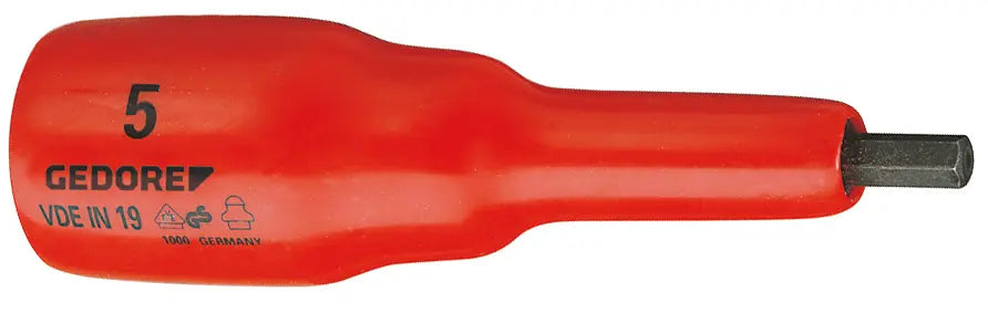 Gedore 1/2 in VDE Internal Hexagon Screwdriver Bit Socket, 5mm - GD 6124480 Gedore