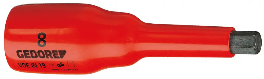Gedore 1/2 in VDE Internal Hexagon Screwdriver Bit Socket, 8mm - GD 6124640 Gedore
