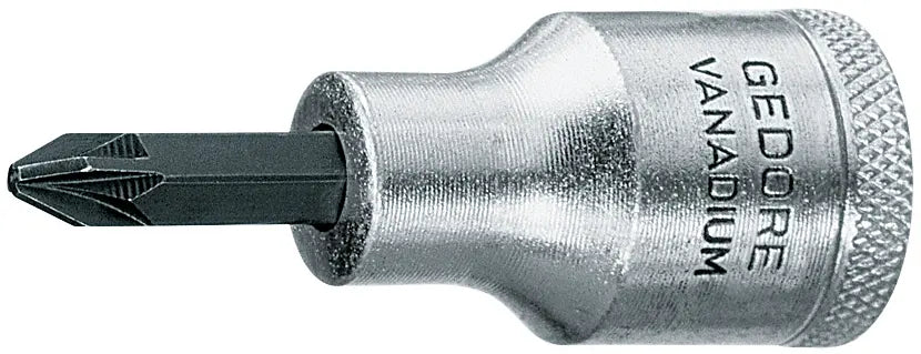 Gedore 1/2 in POZI Screwdriver Bit Socket, PZ4 - GD 6156840 Gedore
