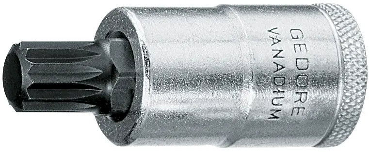 Gedore 1/2 in XZN Multi-Point Screwdriver Bit Socket, M6, Length 55mm - GD 6159000 Gedore