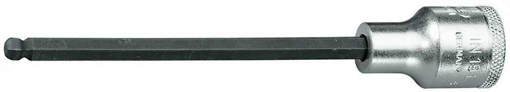 Gedore 1/2 in Internal Hexagon Screwdriver Bit, Length 140mm, 6mm, 15 - 20 deg Swivel Angle - GD 6162810 Gedore