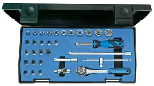 Gedore 20 IMU-3 Socket set 1/4"- 6174150 Gedore