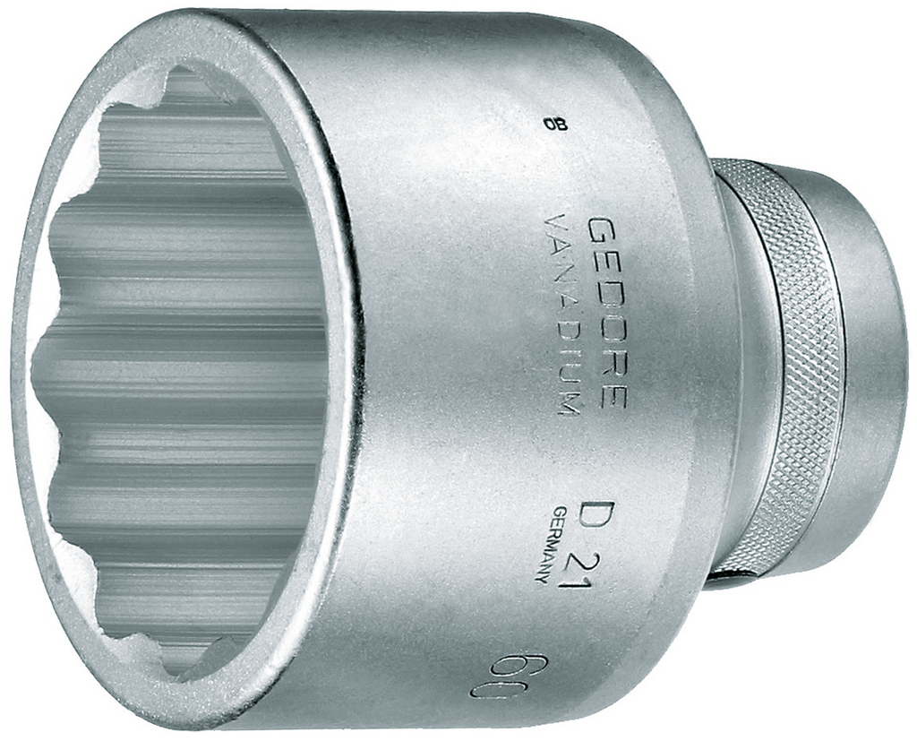 Gedore 1 in Bi-Hexagon Socket, 2-1/4 in - GD 6177330 Gedore