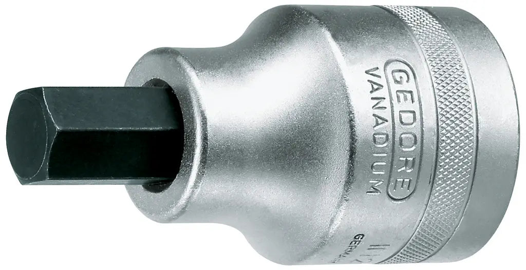 Gedore 1 in Internal Hexagon Screwdriver Bit, 17mm - GD 6181010 Gedore