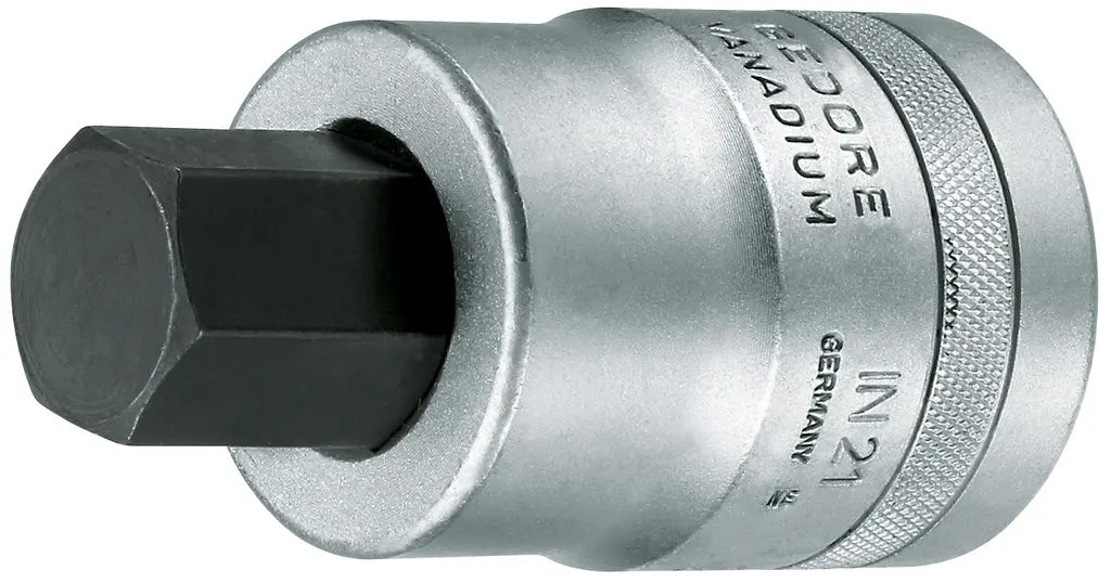 Gedore 1 in Internal Hexagon Screwdriver Bit, 19mm - GD 6181280 Gedore