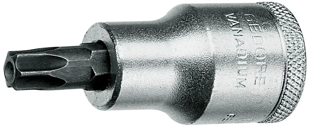 Gedore 1/2 in Torx Screwdriver Bit Socket with Pilot, T55 - GD 6202700 Gedore