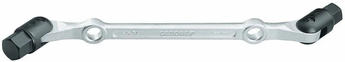 Gedore IN 34 5x6 Swivel head wrench double ended 5x6 mm 6302330 Gedore