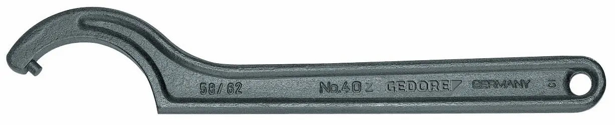 Gedore 40 Z 205-220 Hook wrench with pin, 205-220 mm 6338280 Gedore
