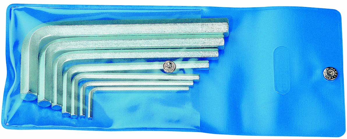 Gedore 42-09 A Hexagon Allen key set 9 pcs 5/64-3/8AF 6348910 Gedore