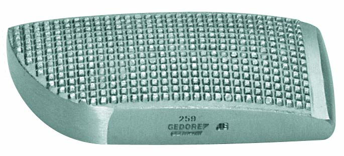 Gedore 259 Planishing hand anvil 125x55x25 mm 6457610 Gedore