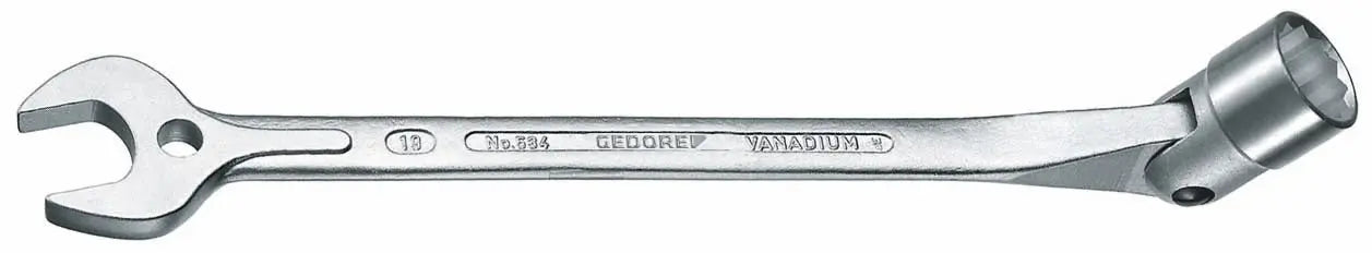 Gedore 534 19 Combination swivel head wrench 19 mm 6512810 Gedore