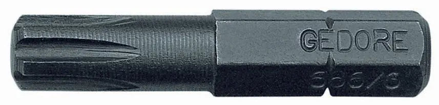 Gedore 686 8 S-010 Screwdriver bit 1/4", Value pack 10-pc, RIBE M8 6540940 Gedore