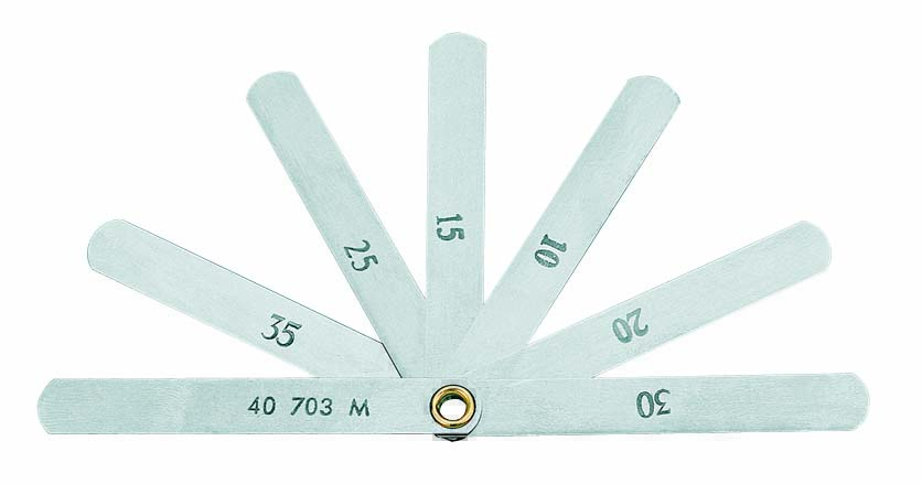 Gedore 703 M Valve feeler gauge 0,1 - 0,4 mm 6549140 Gedore
