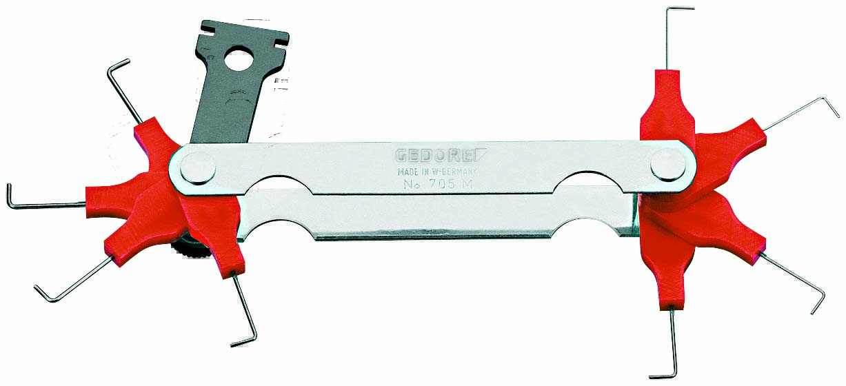 Gedore 705 M Spark plug gauge 0,4 - 1,0 mm 6549570 Gedore