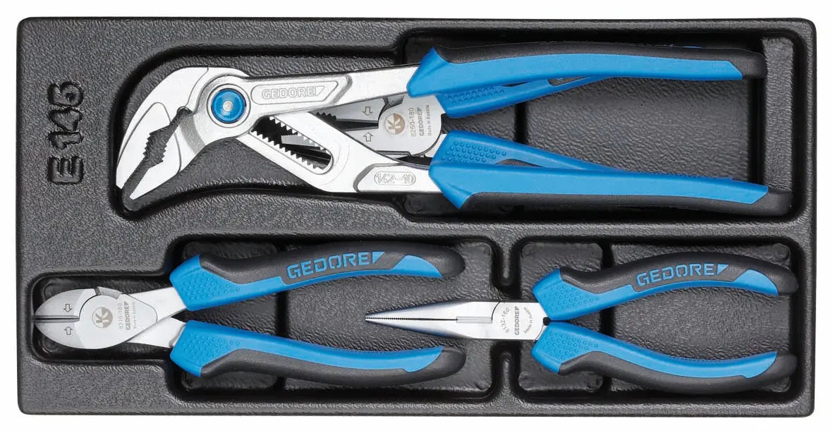 Gedore 1500 ES-145 Pliers set in 1/3 ES ES tool module 6614650 Gedore
