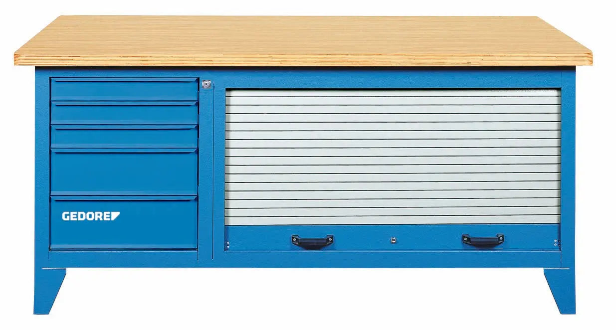 Gedore B 1500 L Workbench without tool cabinet 6618050 Gedore