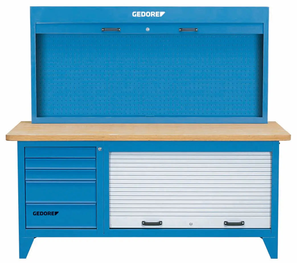 Gedore BR 1500 LH Workbench with tool cabinet 6618210 Gedore
