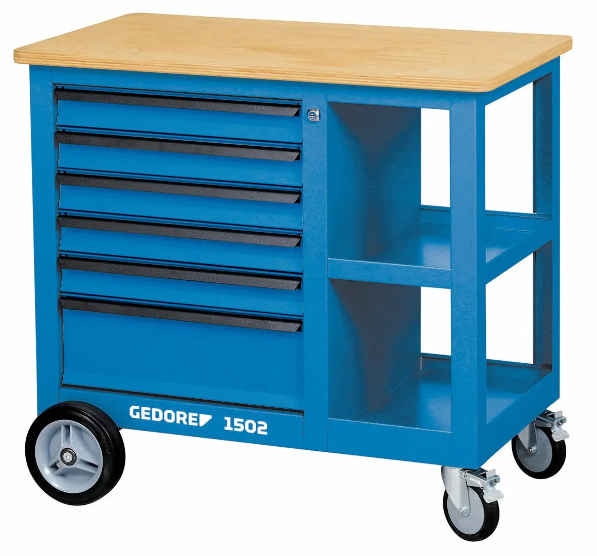Gedore 1502 S Mobile workbench with vice 6620620 Gedore