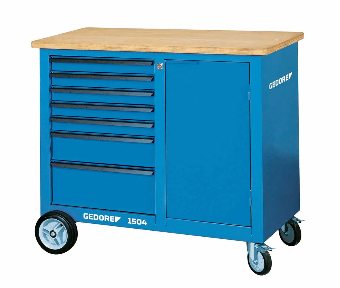 Gedore 1504 0511 Mobile workbench with 7 drawers 6622830 Gedore