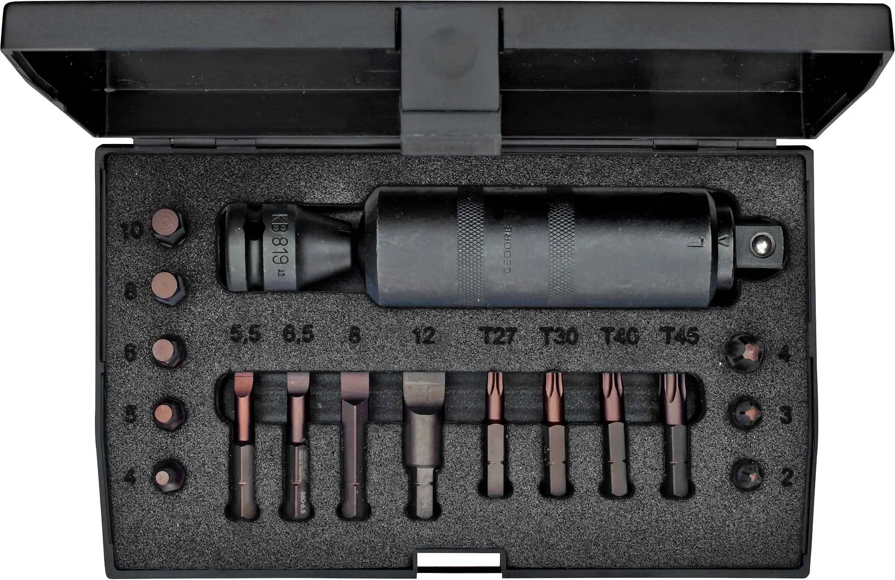 Gedore K 1900-018 Hand-operated impact driver set 1/2" 6654600 Gedore