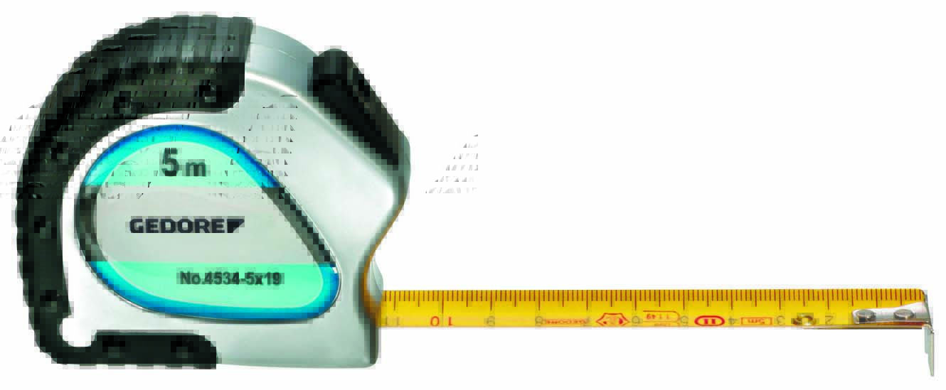 Gedore 4534-5 Steel tape measure 5 m 6698060 Gedore