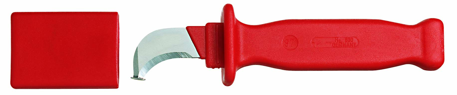 Gedore VDE 4527 VDE Cable knife with hooked blade 6698490 Gedore
