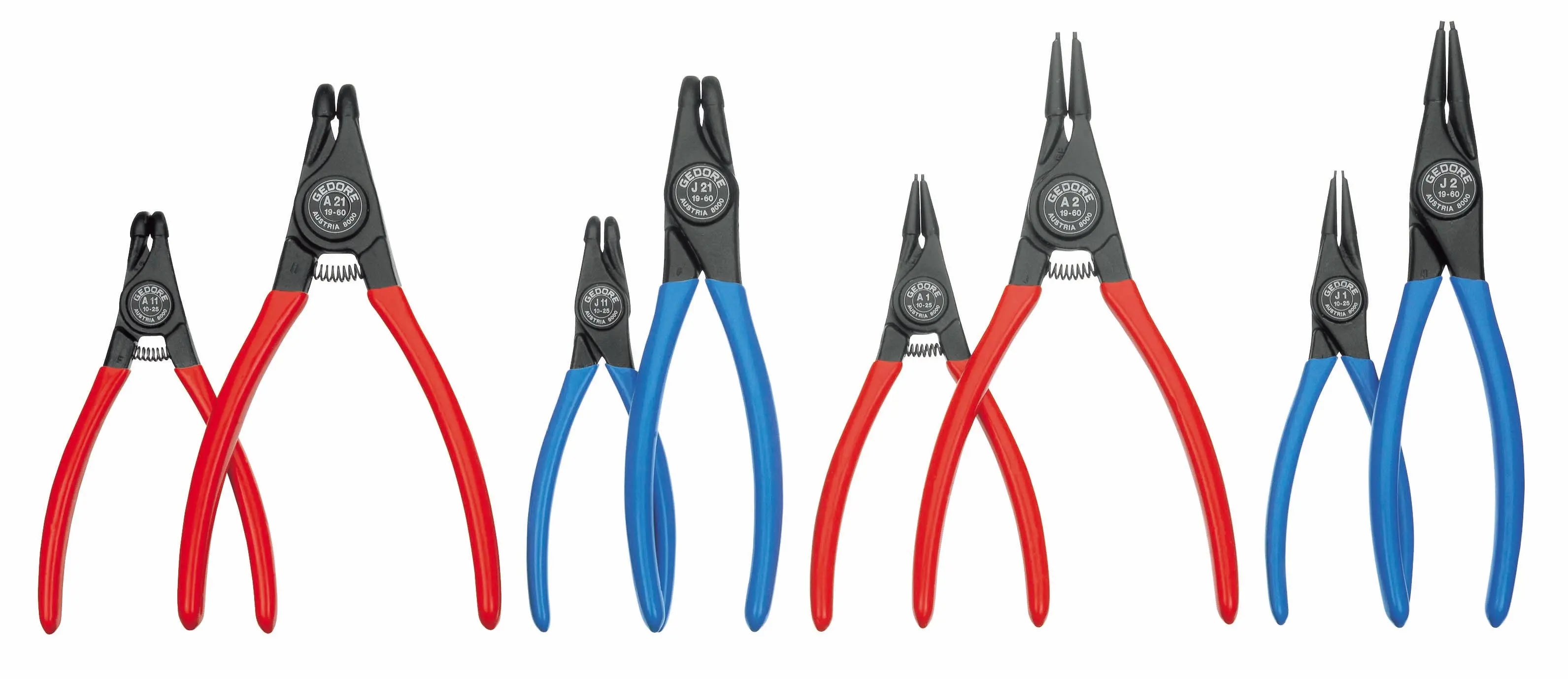 Gedore S 8008 Set of circlip pliers, 8 pcs 6700490 Gedore