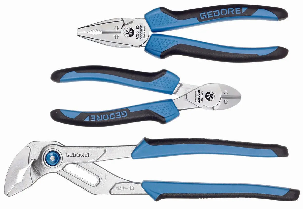 Gedore S 8303 JC Pliers set, 3 pcs 6703160 Gedore