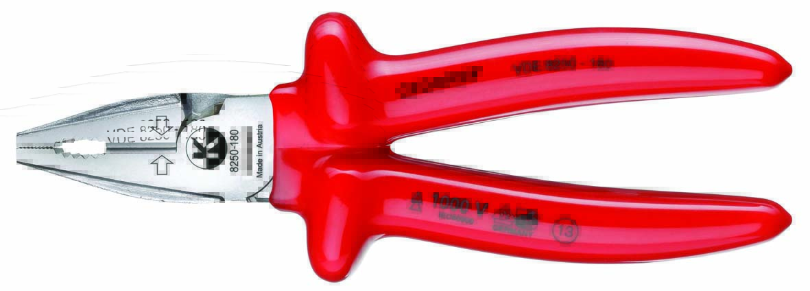 Gedore VDE 8250-160 VDE Heavy duty combination pliers with VDE dipped insulation 160 mm 1429582 Gedore