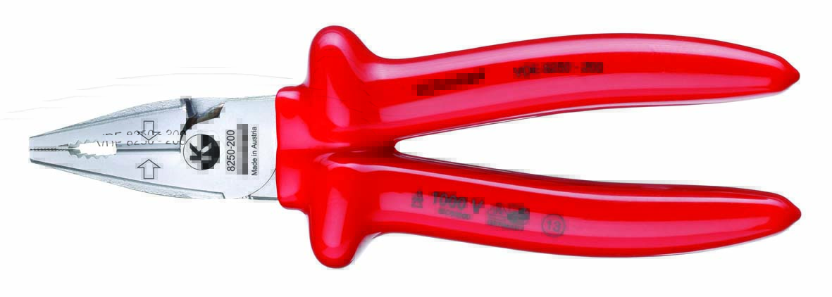 Gedore VDE 8250-225 VDE Heavy duty combination pliers with VDE dipped insulation 225 mm 6720330 Gedore