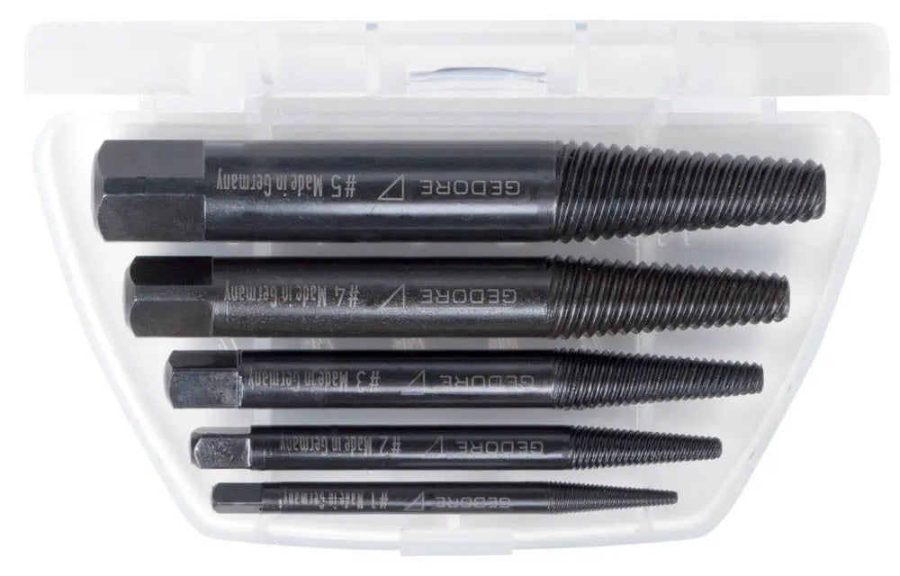 Gedore 8551-55 Bolt extractor set 5 pcs M3-M18 6759620 Gedore
