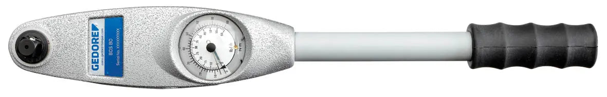 Gedore 8302-20 Dial measuring torque wrench Type 83 40-200 Nm 7651980 Gedore