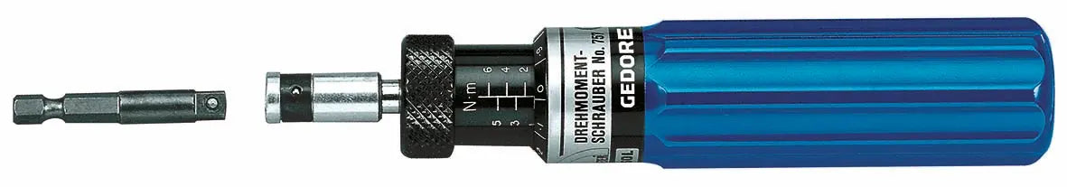 Gedore 757-06 Torque screwdriver S 1/4" 1.2-6 Nm 7718130 Gedore