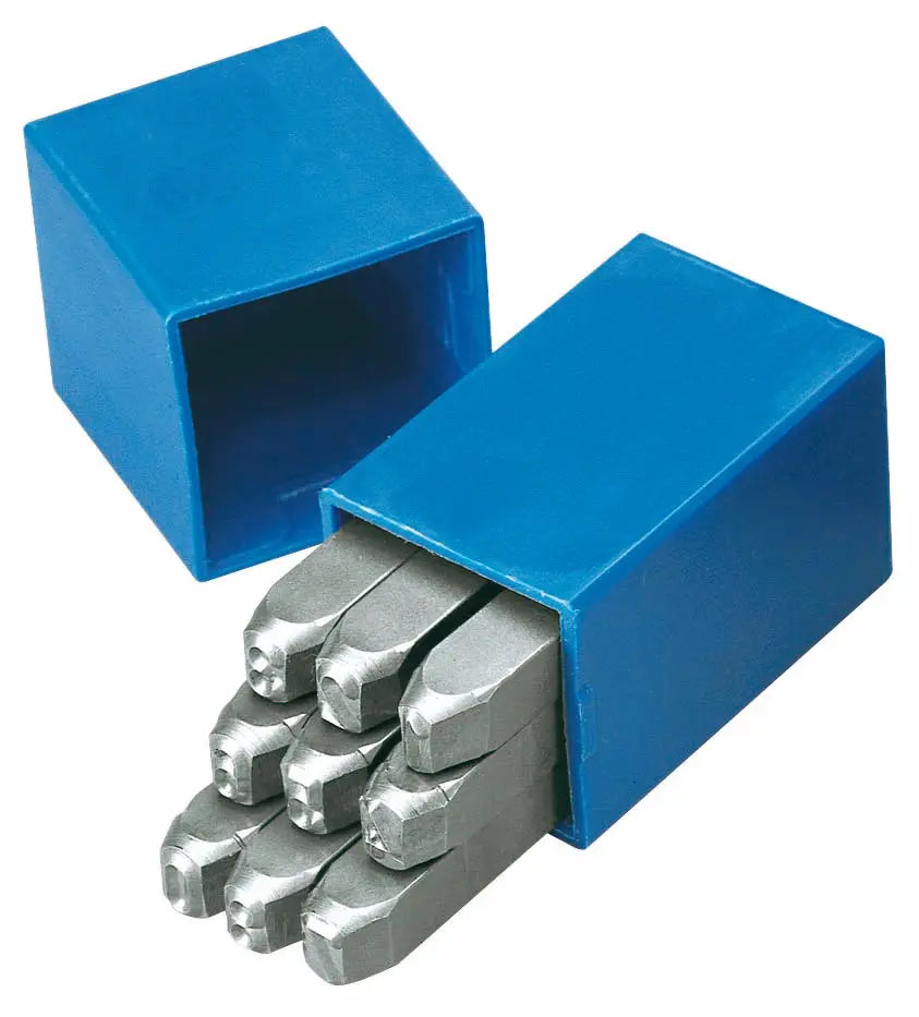 Gedore 2200-6 Number punch set 9 pieces 8605140 Gedore