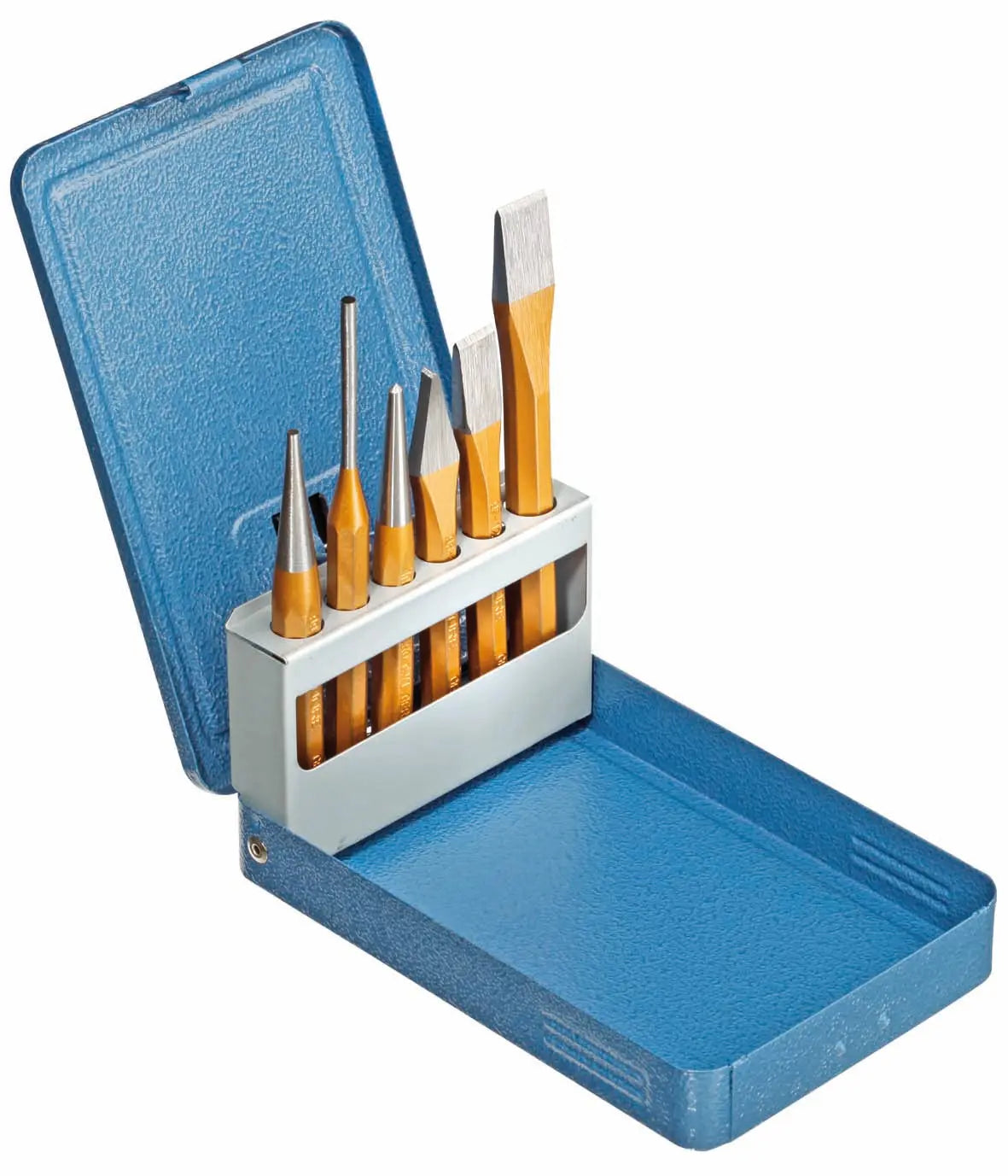 Gedore 106 D Chisel and punch set 6 pcs in metal case 8725710 Gedore
