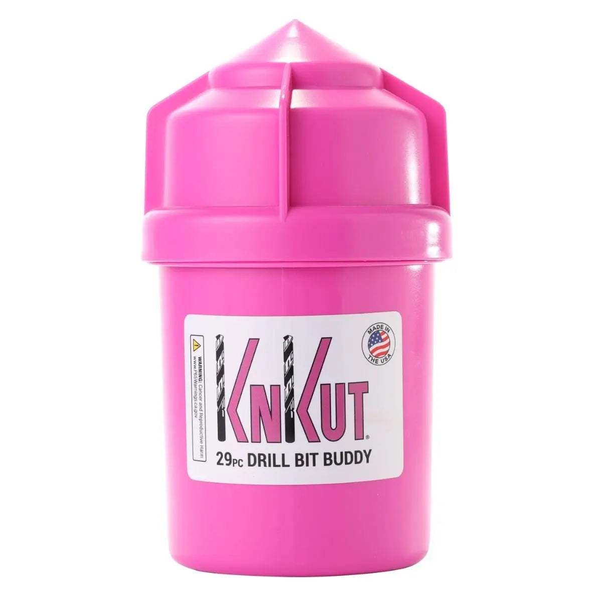 KnKut Set of 29 Pink Buddy Jobber Length Drill Bit, 1/16 in - 1/2 in by 64ths - 29KK5DB-PK KnKut