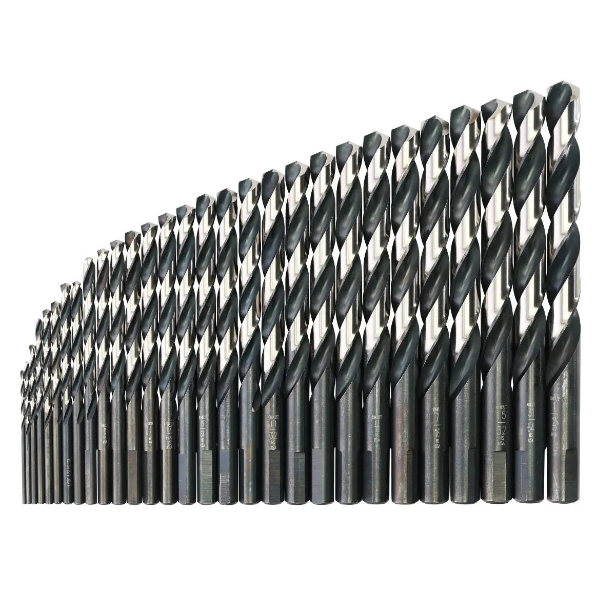 KnKut Set of 29 Pink Buddy Jobber Length Drill Bit, 1/16 in - 1/2 in by 64ths - 29KK5DB-PK KnKut
