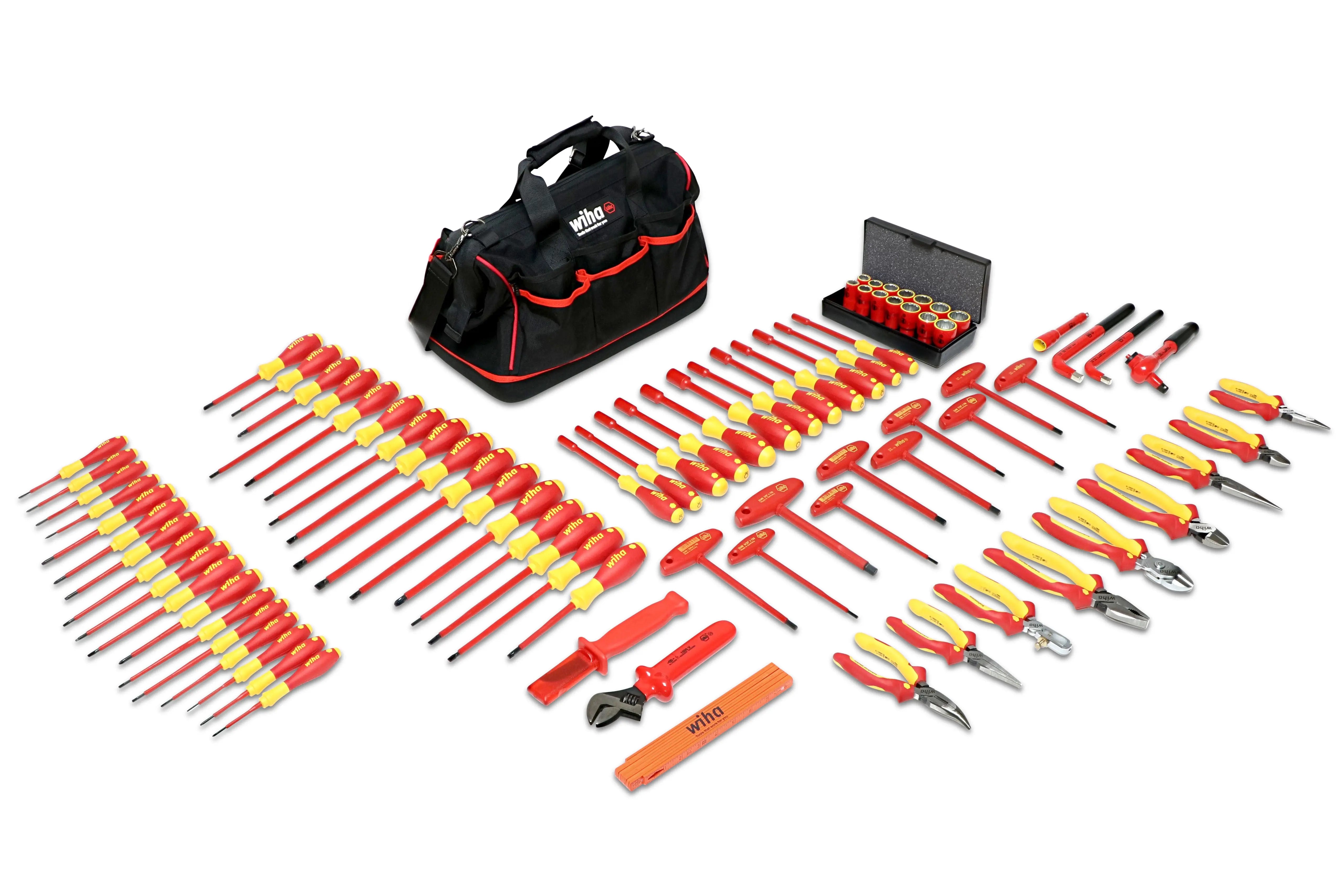 Wiha 32877, Insulated Pliers/Cutters & Drivers Set Wiha