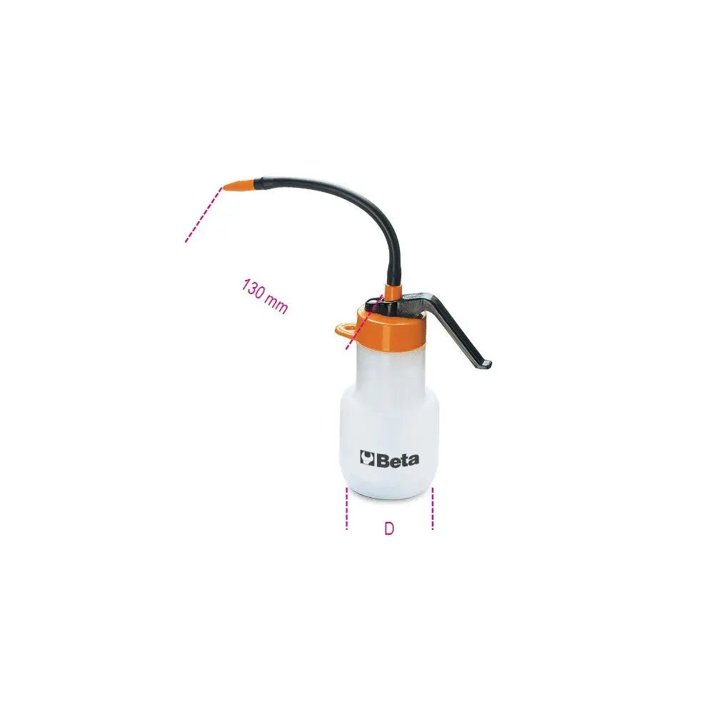 Beta Tools (Article# 1754 150) Plastic Pressure Oil Can Flexible Spout, 150 cc - BT 17540015 Beta Tools