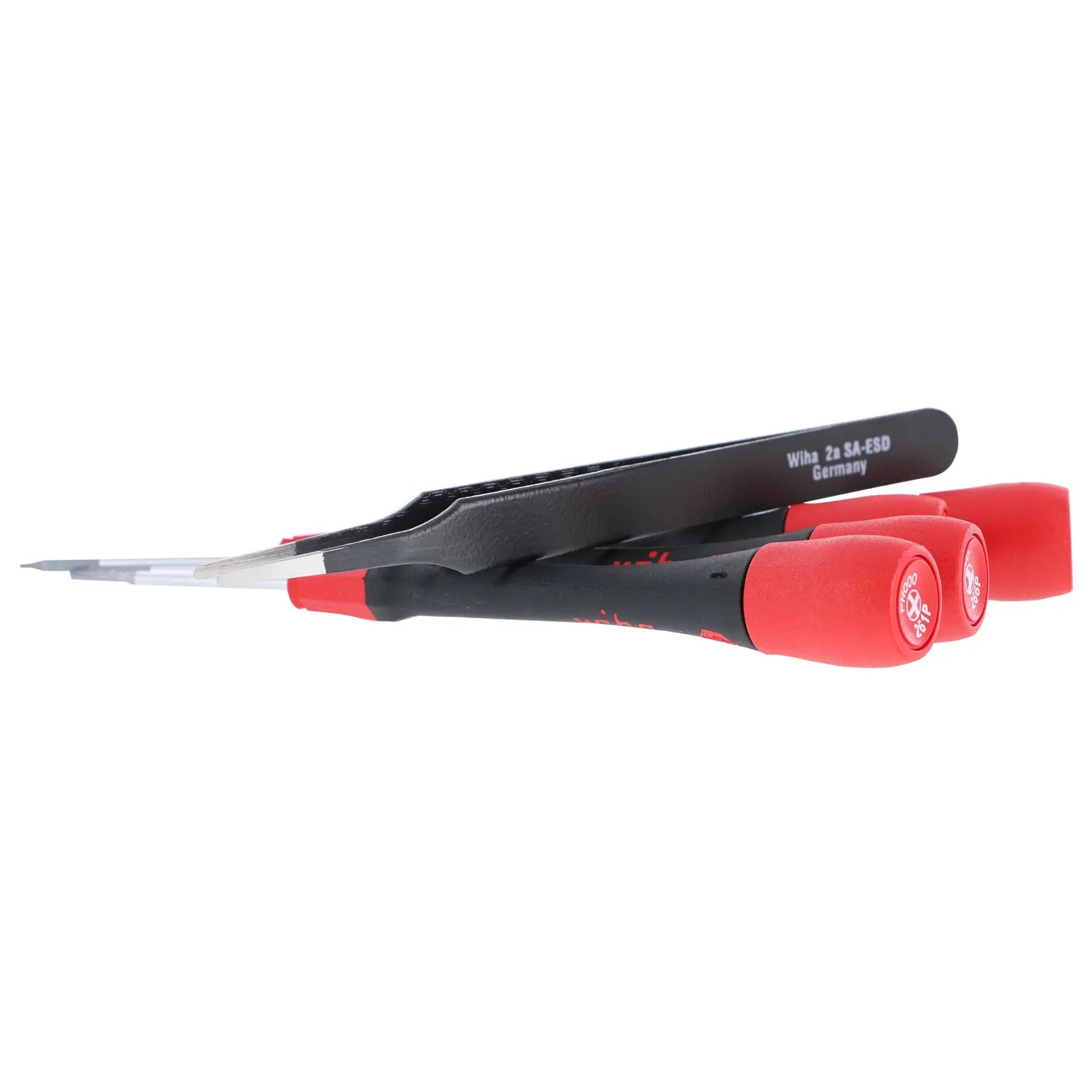 Wiha Set of 5 PicoFinish Screwdriver and Smartphone Technician Tweezers - WI 26162 Wiha