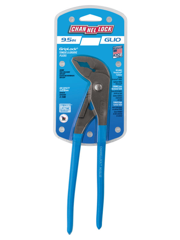 Channellock Griplock Tongue and Groove Plier, 9.5 in - CL GL10