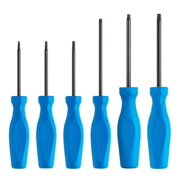 Channellock Set of 6 Tri-lobe Grip Black Nitride Standard Torx Screwdrivers - CL TS-6H Channellock