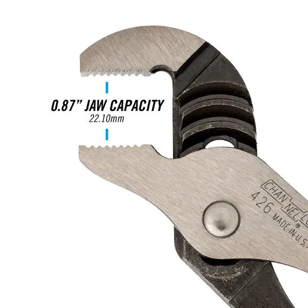 Channellock Straight Jaw Tongue and Groove Plier, 6.5 in - CL 426 Channellock