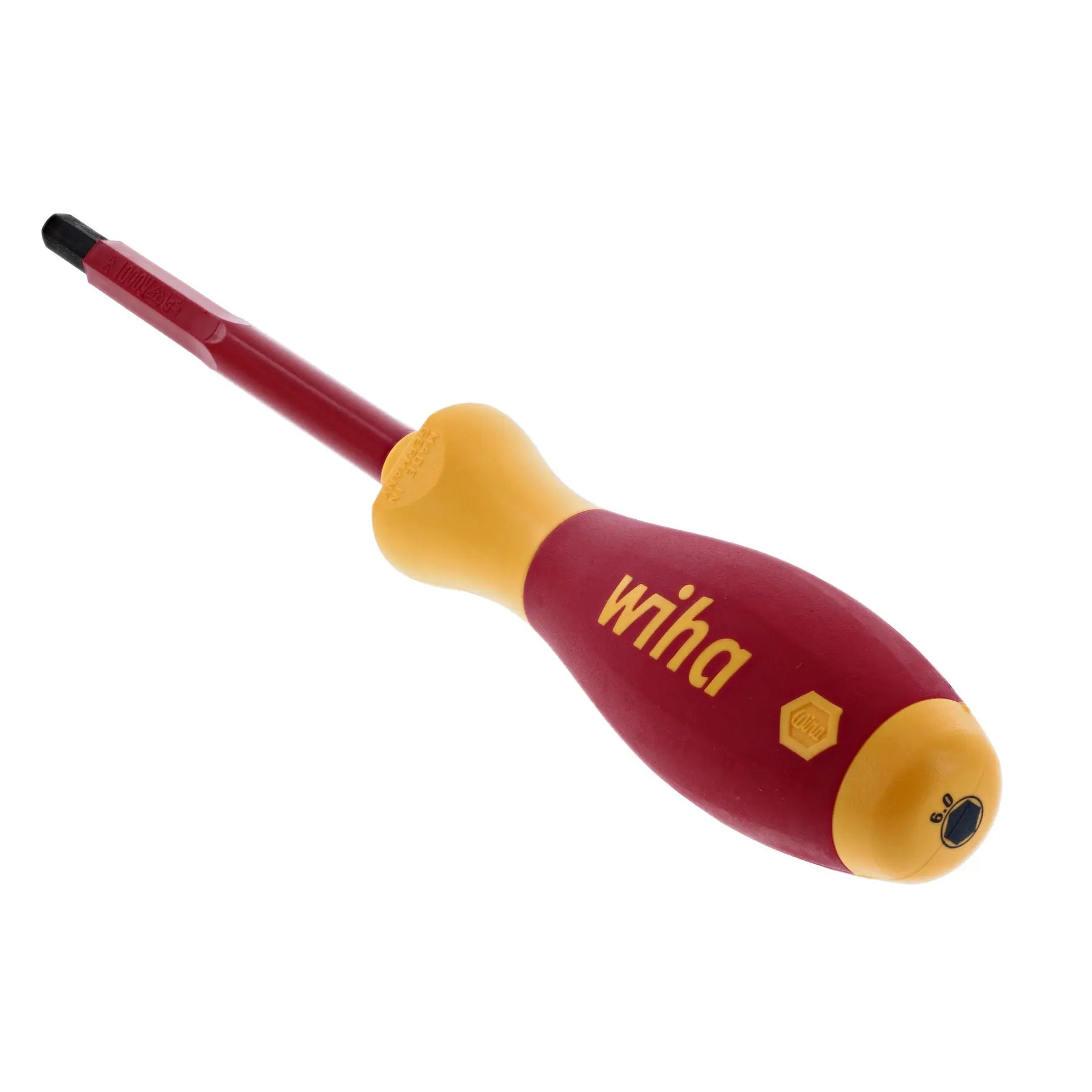 Wiha SoftFinish Insulated Hexagon Screwdriver, 6.0mm - WI 32321 Wiha