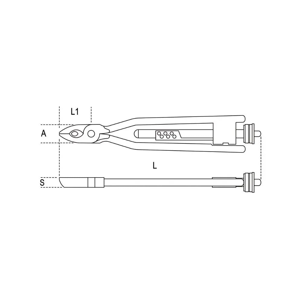Beta Tools (Article# 1761RS/1) Reversible Wire Twisting Plier with Automatic Return - BT 17610130 Beta Tools
