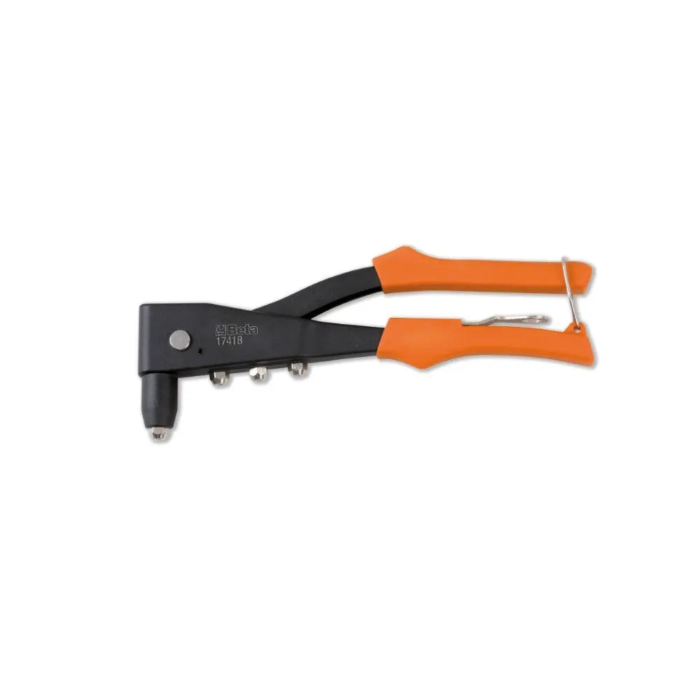 Beta Tools (Article# 1741B) Riveting Plier Supplied with 4 Interchangeable Nozzles - BT 17410000 Beta Tools