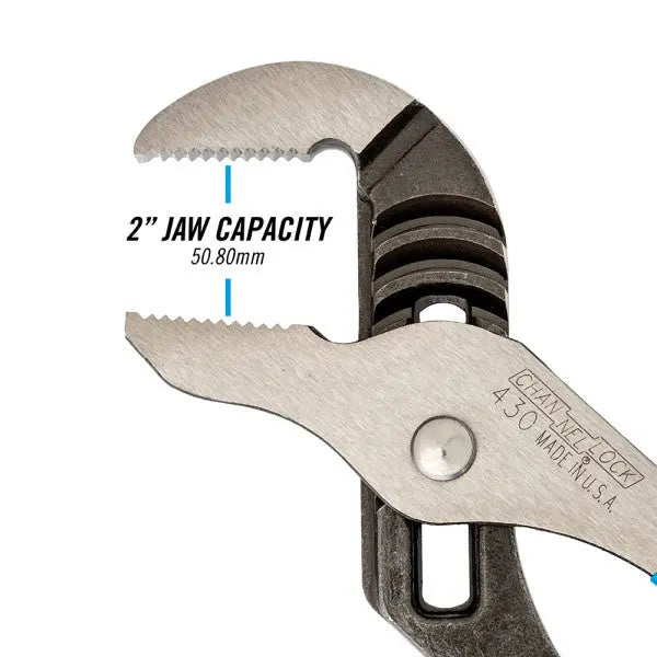 Channellock Straight Jaw Tongue and Groove Plier, 10 in - CL 430 Channellock