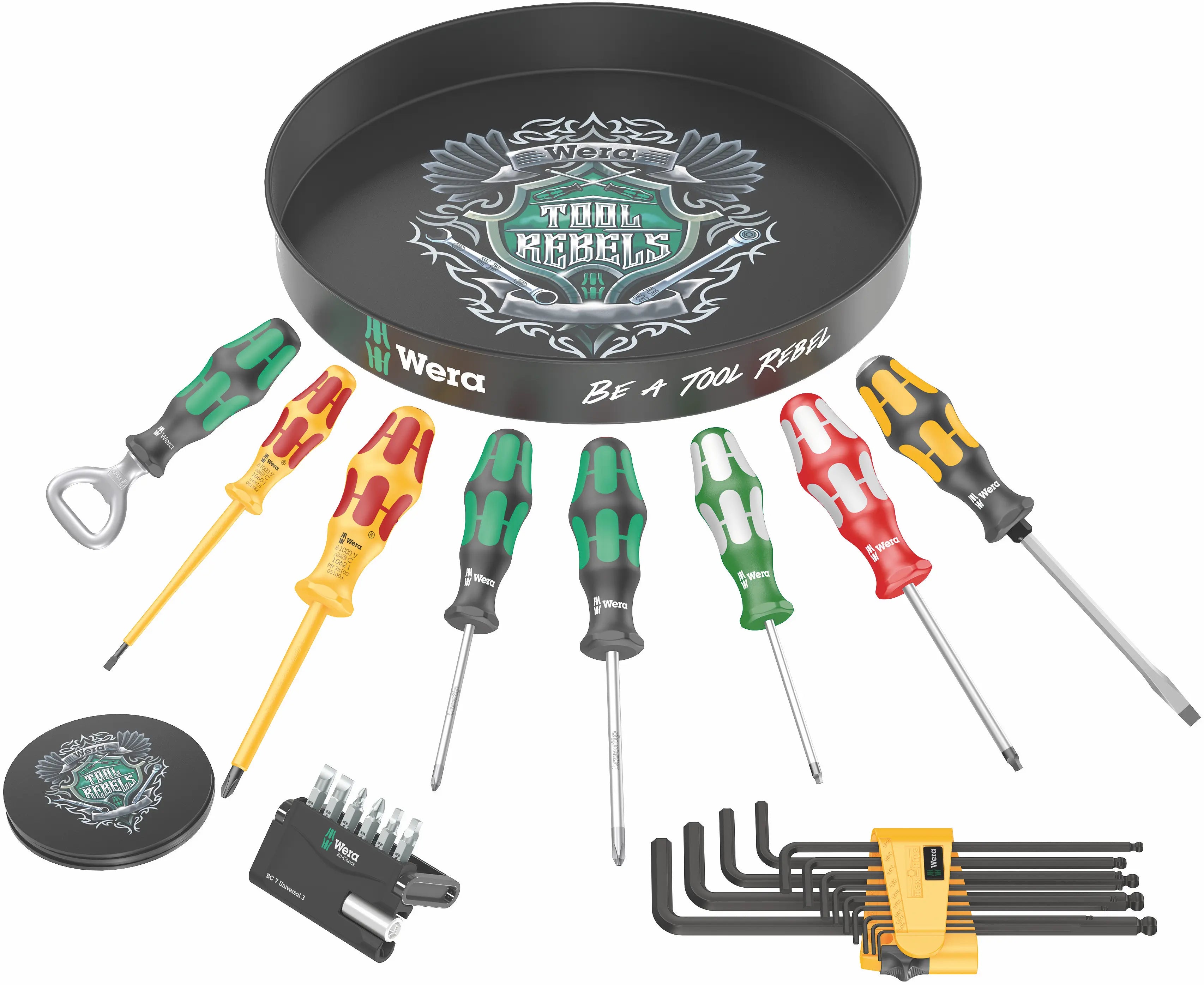 Wera 05300300001 "A Round of Screwdrivers" Set 2, 33 Pieces Wera
