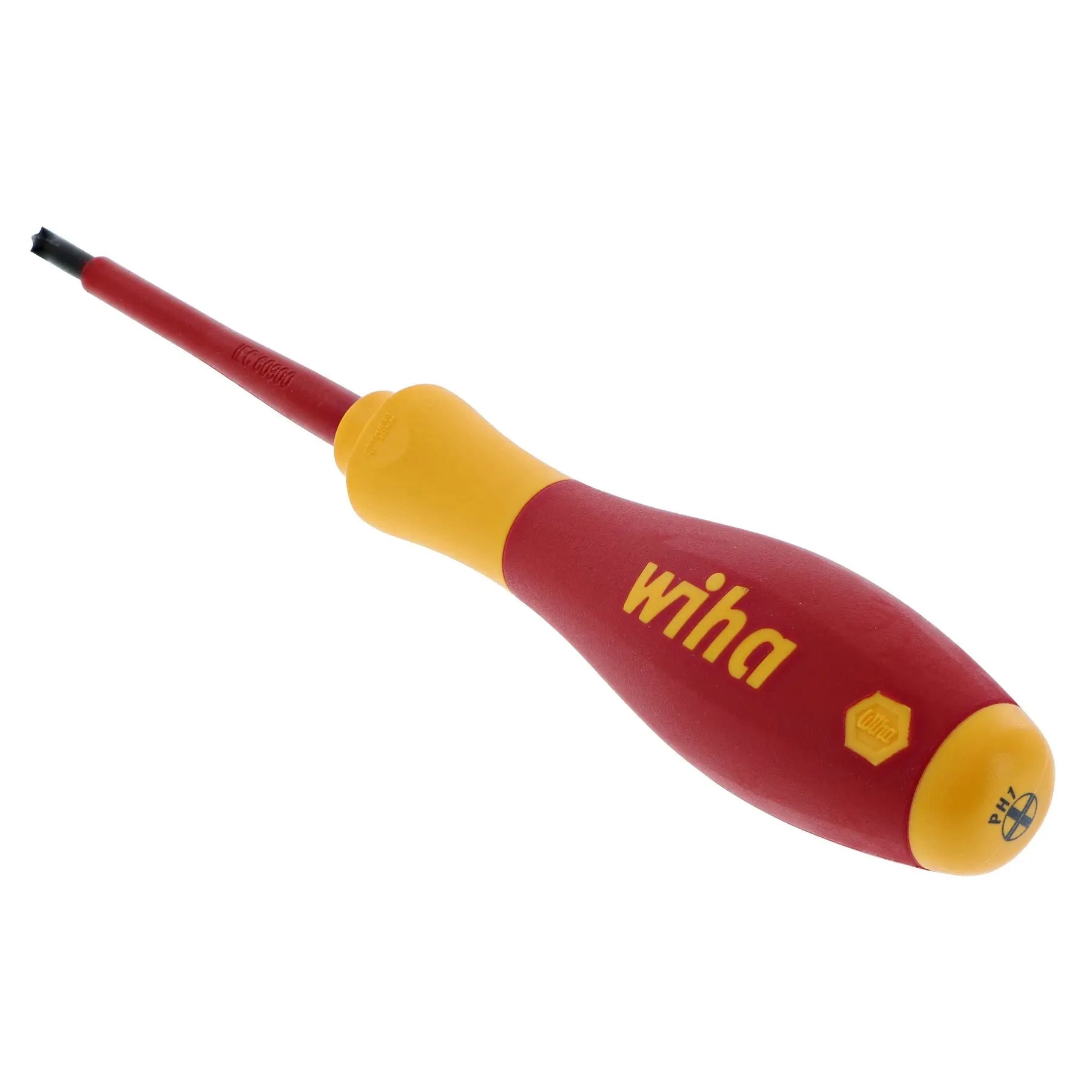 Wiha SoftFinish Xeno Insulated Slotted/Phillips Driver, PH1 x 80mm - WI 30702 Wiha