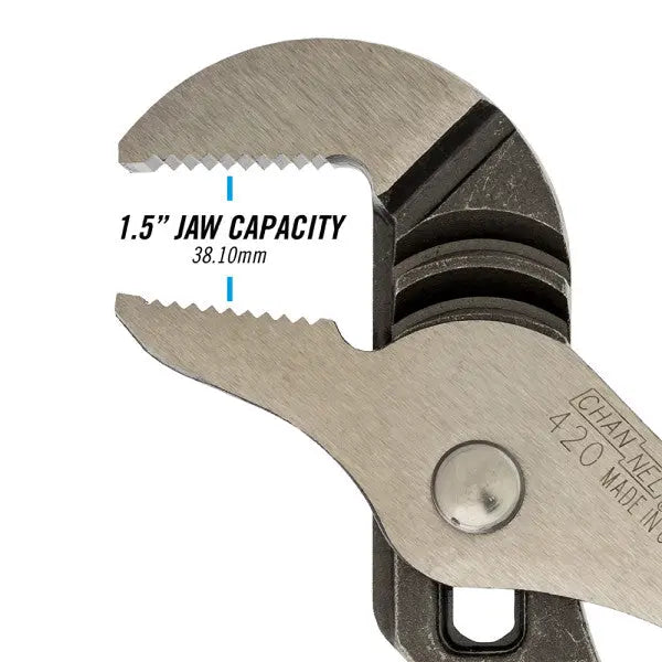 Channellock Straight Jaw Tongue and Groove Plier, 9.5 in - CL 420 Channellock